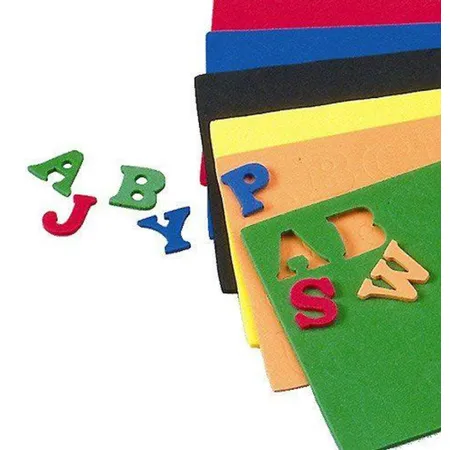 Efco Moosgummi Buchstaben, 156 Stück