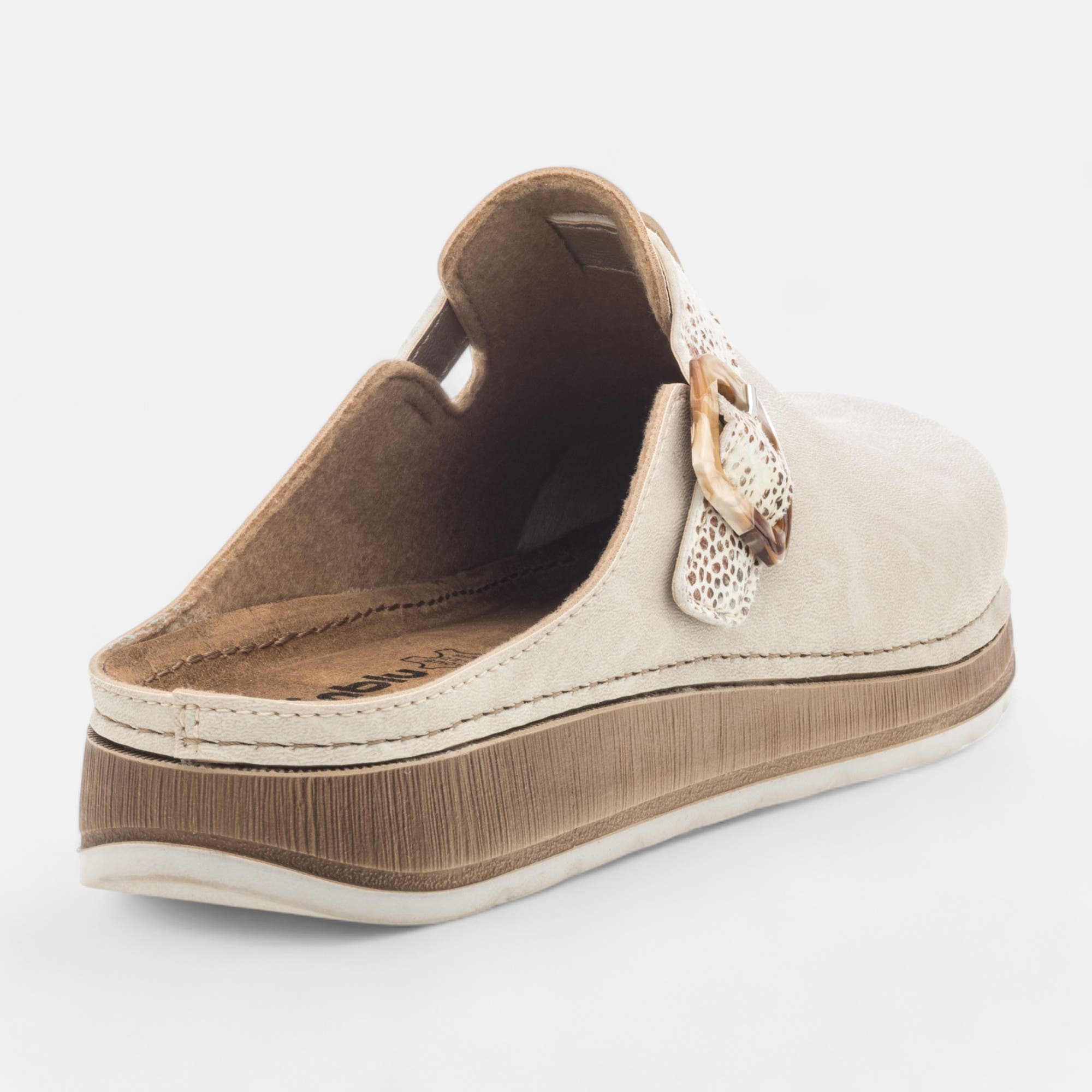 Mules Femme beige