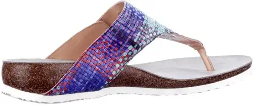 000908-9020 Think paars multi - maat 37 slipper paars multi - maat 37 Calandschoen