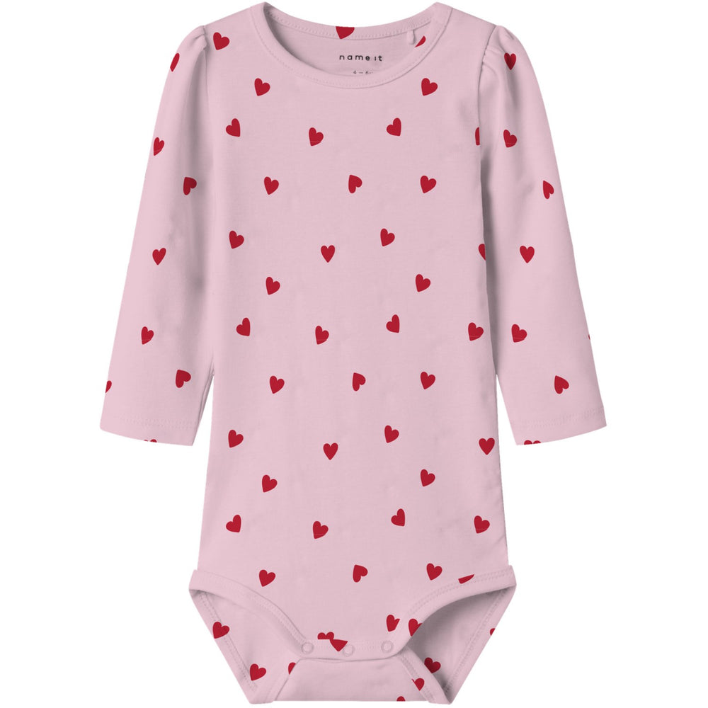Køb Name It Cradle Pink Nbfbheart Ls Body