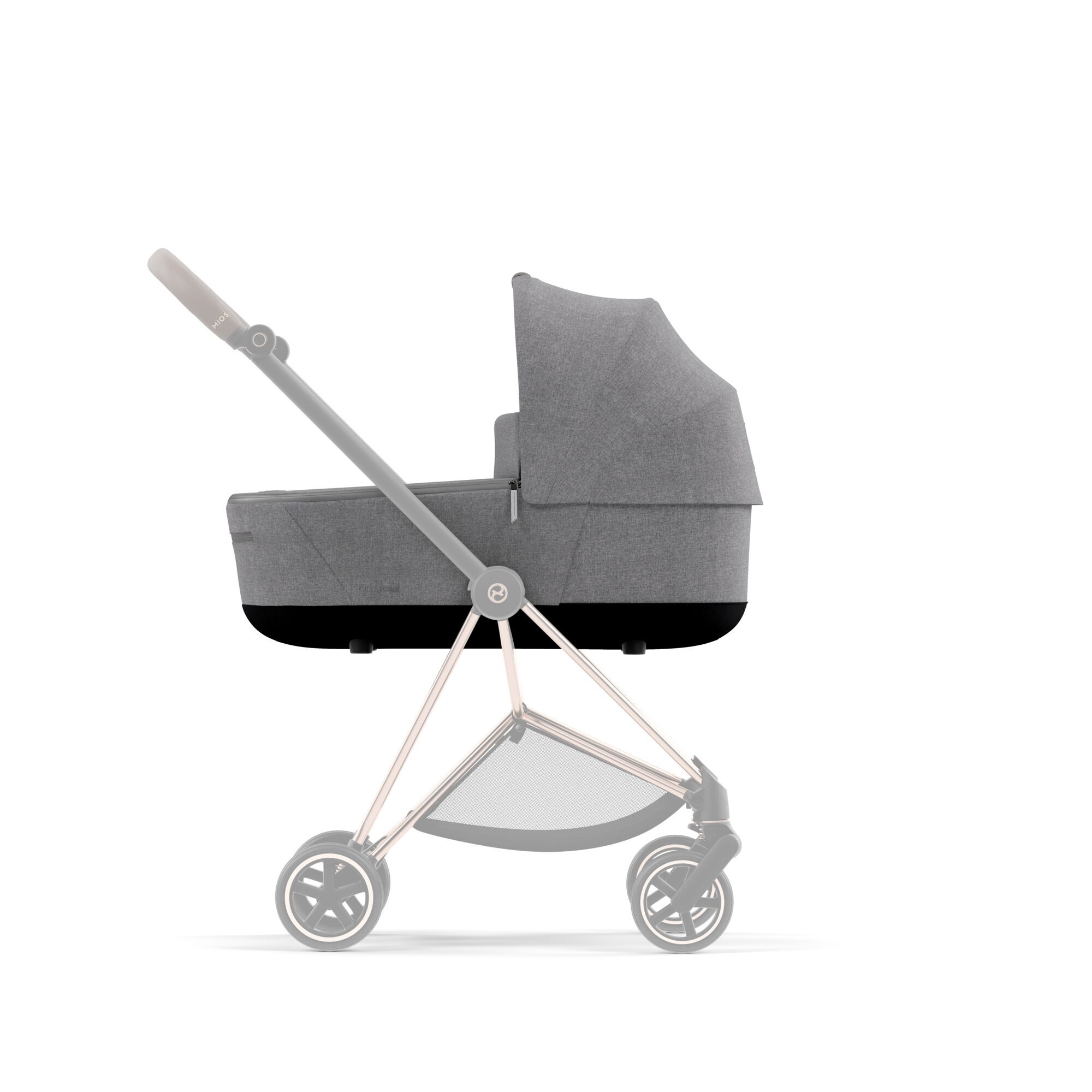 Mios 3 Lux Carry Cot Manhattan Grey Plus