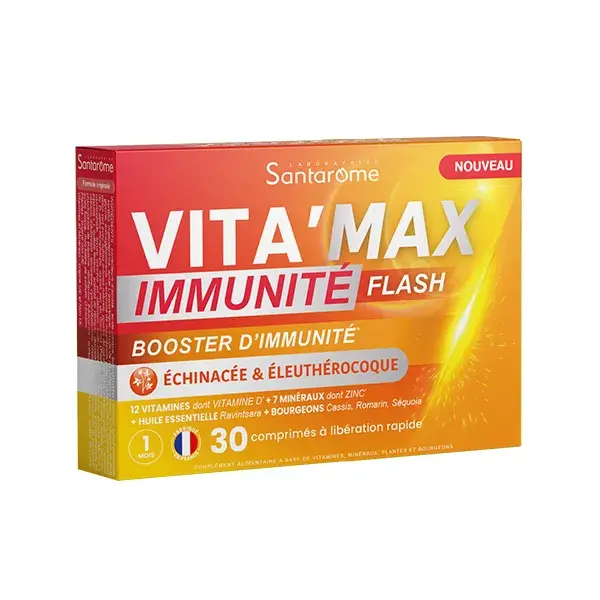 Santarome Vita'Max Flash Reforço Imunológico 30 comprimidos