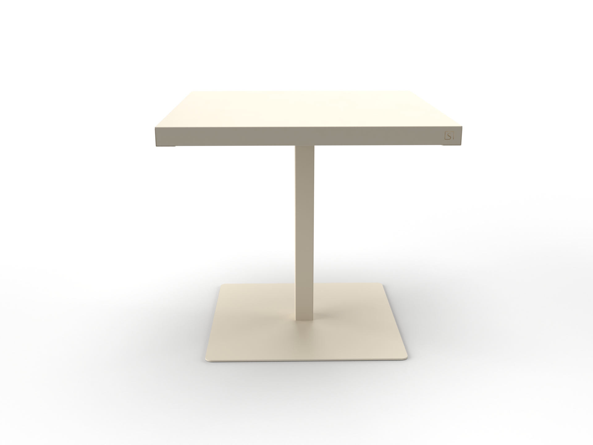 Steellish Bistro Tafel Parelwit