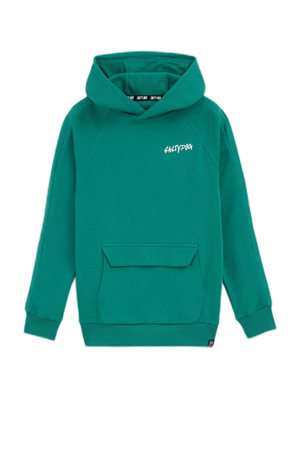 WE Fashion sweater petrol groen