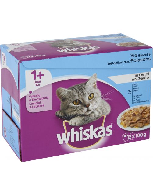Whiskas Multipack Maaltijdzakjes Adult - Kattenvoer