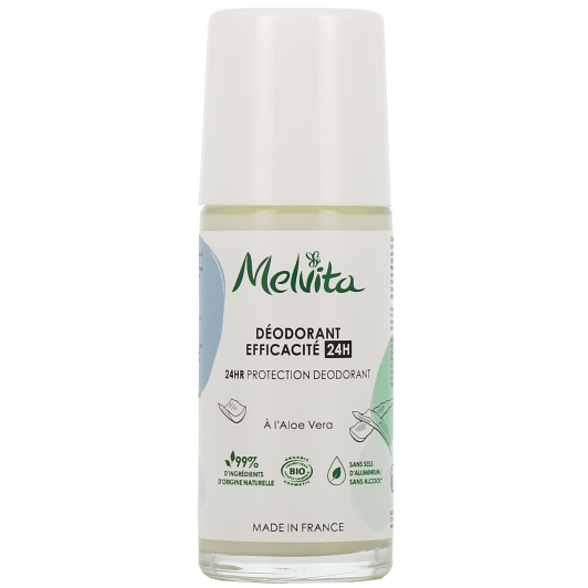 Melvita déodorant bio efficacité 24h - Sans sels d'aluminium
