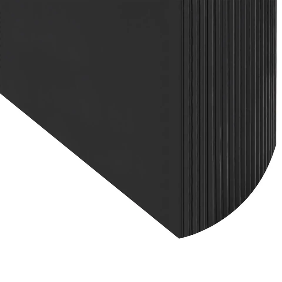 SAVORY - Eettafel - Zwart - 180 x 90 cm - MDF