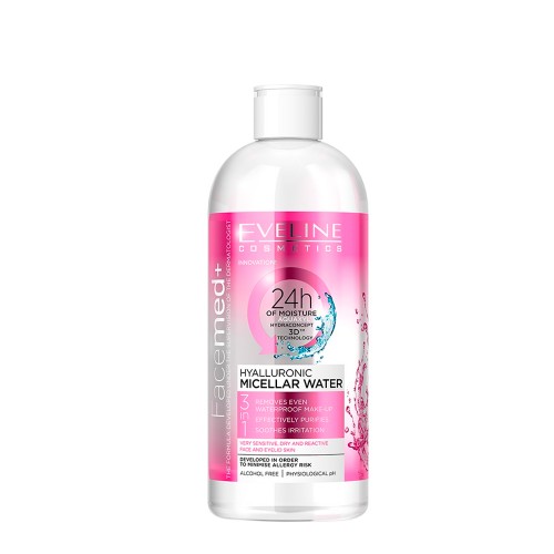 Eveline Facemed  Água Micelar Hialurónica 3 em 1 400ml