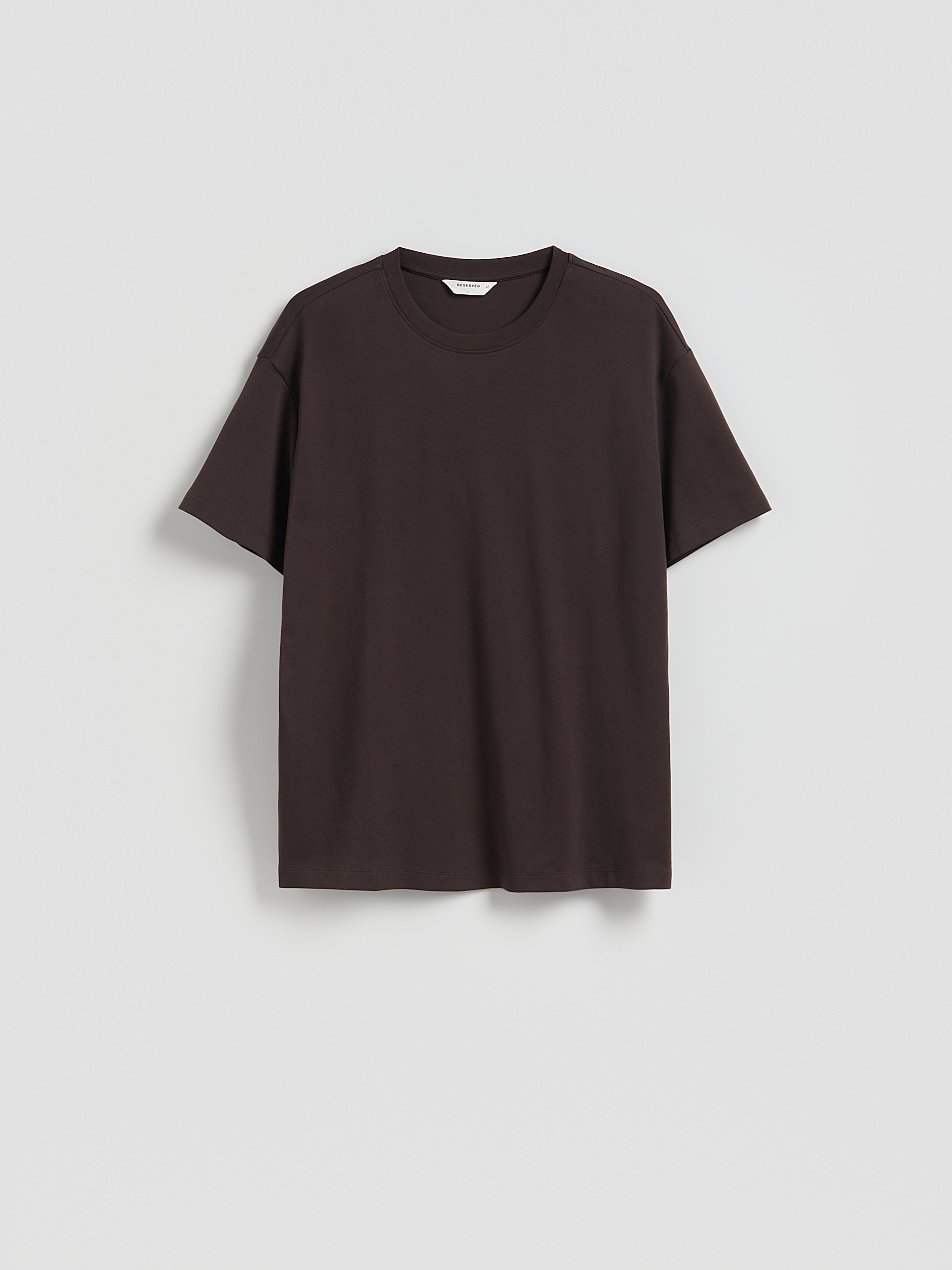 Kastenförmiges T-Shirt aus Baumwolle