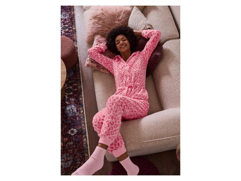 Dames pluche jumpsuit