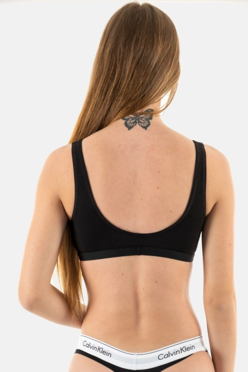 Brassieres calvin klein jeans unlined bralette ub1 black/sunny lime