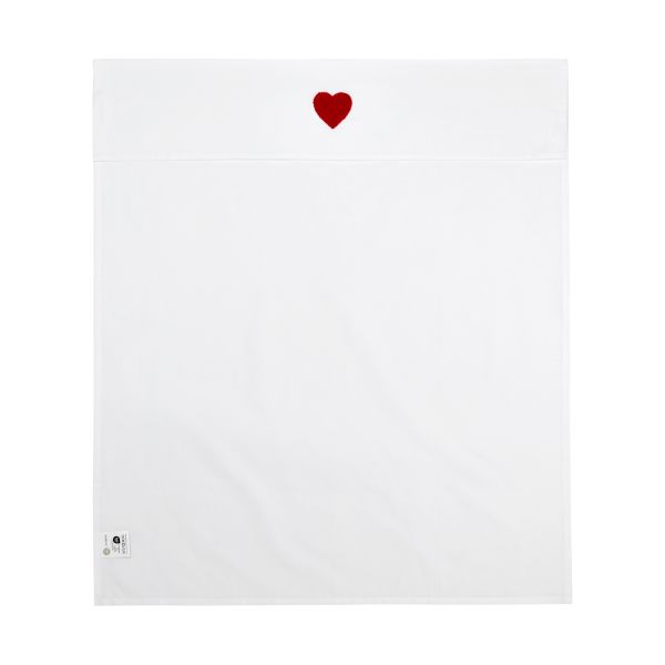 Meyco Sweet Heart Wieglaken - 75 x 100 cm - Red