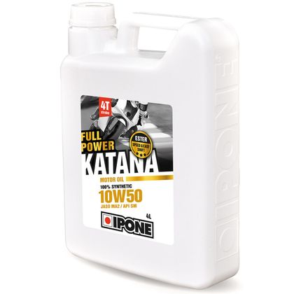 Huile moteur Ipone FULL POWER KATANA - 10W50 100% synthése- 4 LITRES Universel