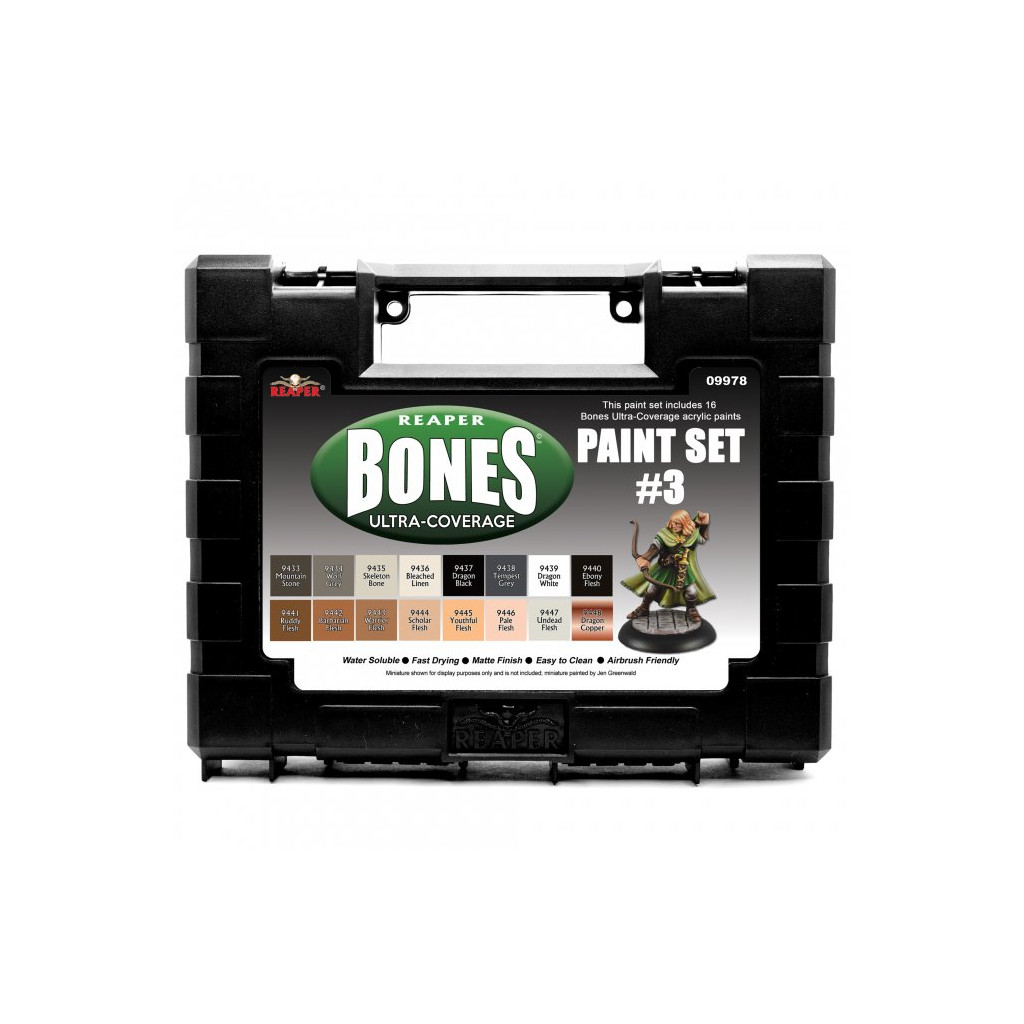 Reaper Master Series Paints: Ultra-Coverage Paints: Set n°3