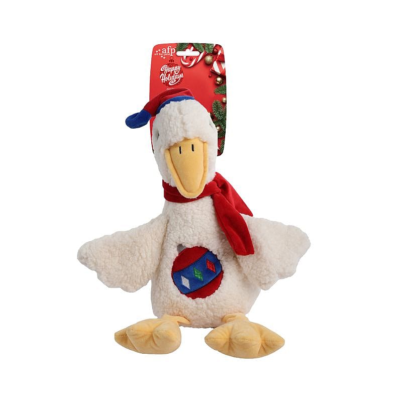 AFP Happy Holidays Cadeau Gans Kerst Hond | 20250