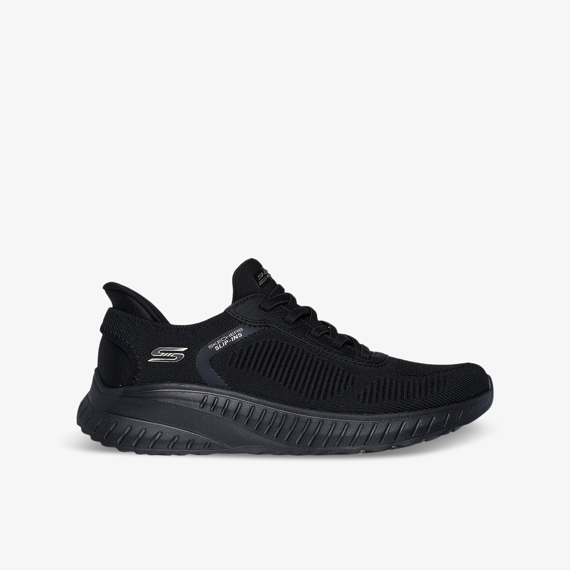 SKECHERS Slip Ins Bobs Sport Squad Damen Slip On schwarz