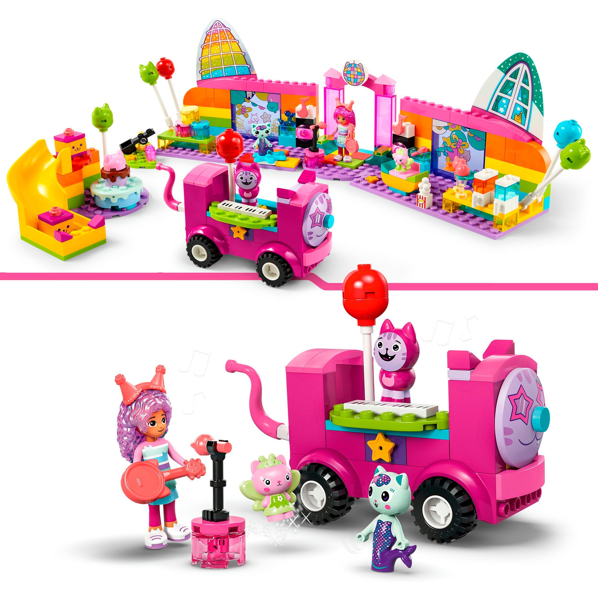 LEGO Konstruktionsspielzeug Gabby's Dollhouse Gabbys Partyraum