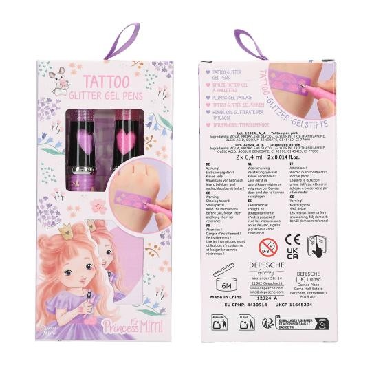 Princess Mimi - Glitter Tattoo Gel pens