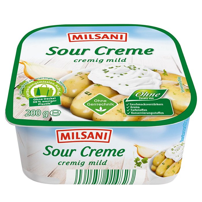 MILSANI Gewürzquark 200 g, Sour Creme