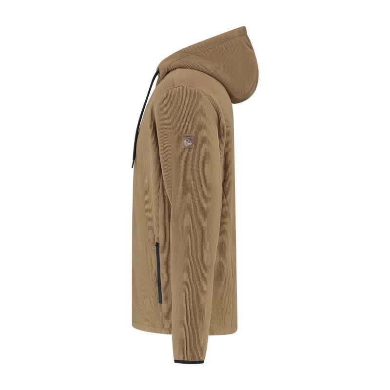 Travelin Karlson - Fleecevest - Bruin - M