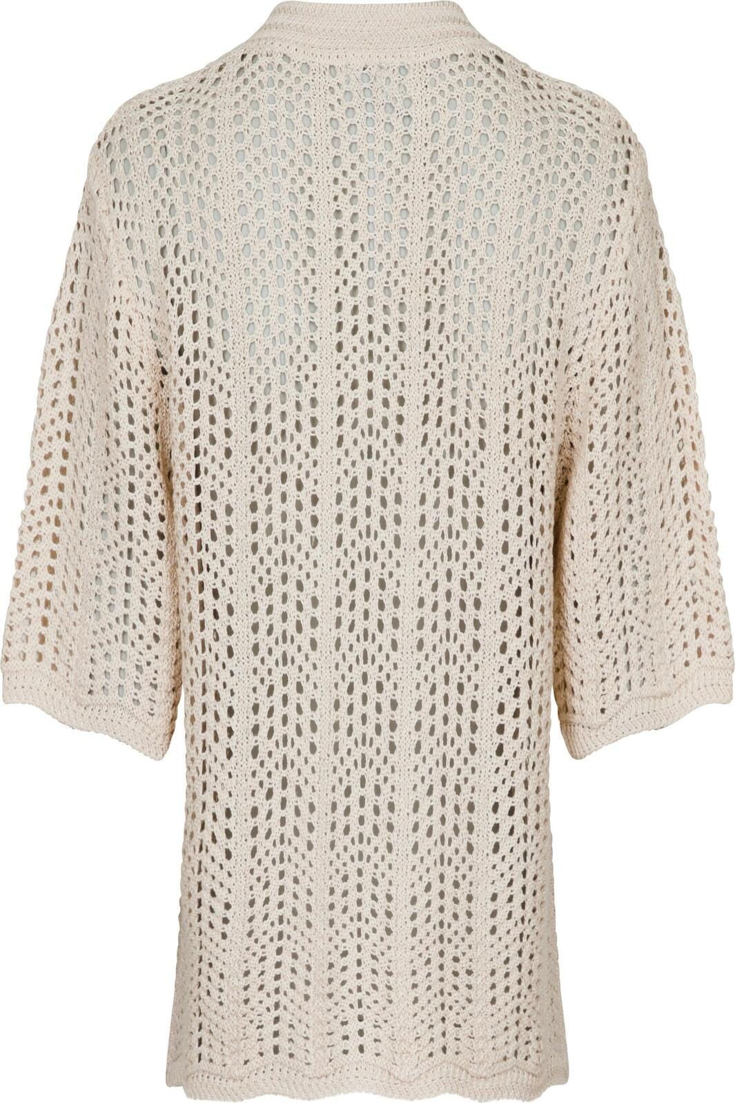 Neo Noir Ellen Crochet Knit Cardigan
