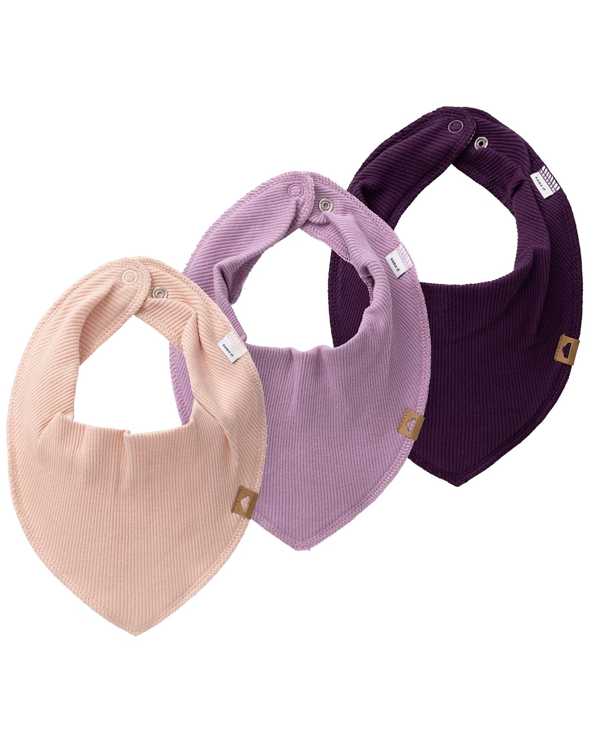 Dreieckstuch NBFYVETTERANIE 3er Pack in rose smoke