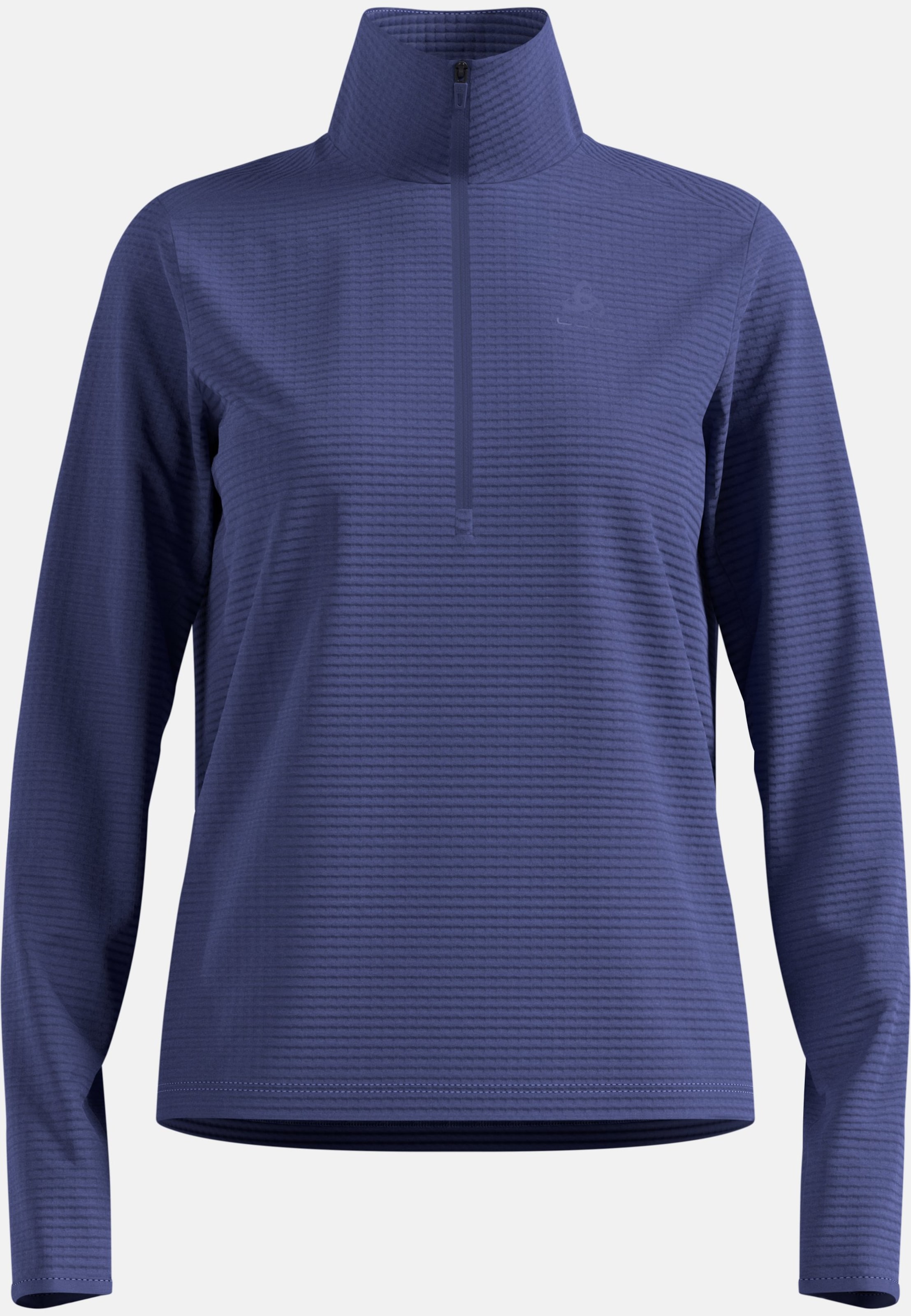 Essentials Thermal Laufshirt mit Halbreissverschluss in Skipper Blue