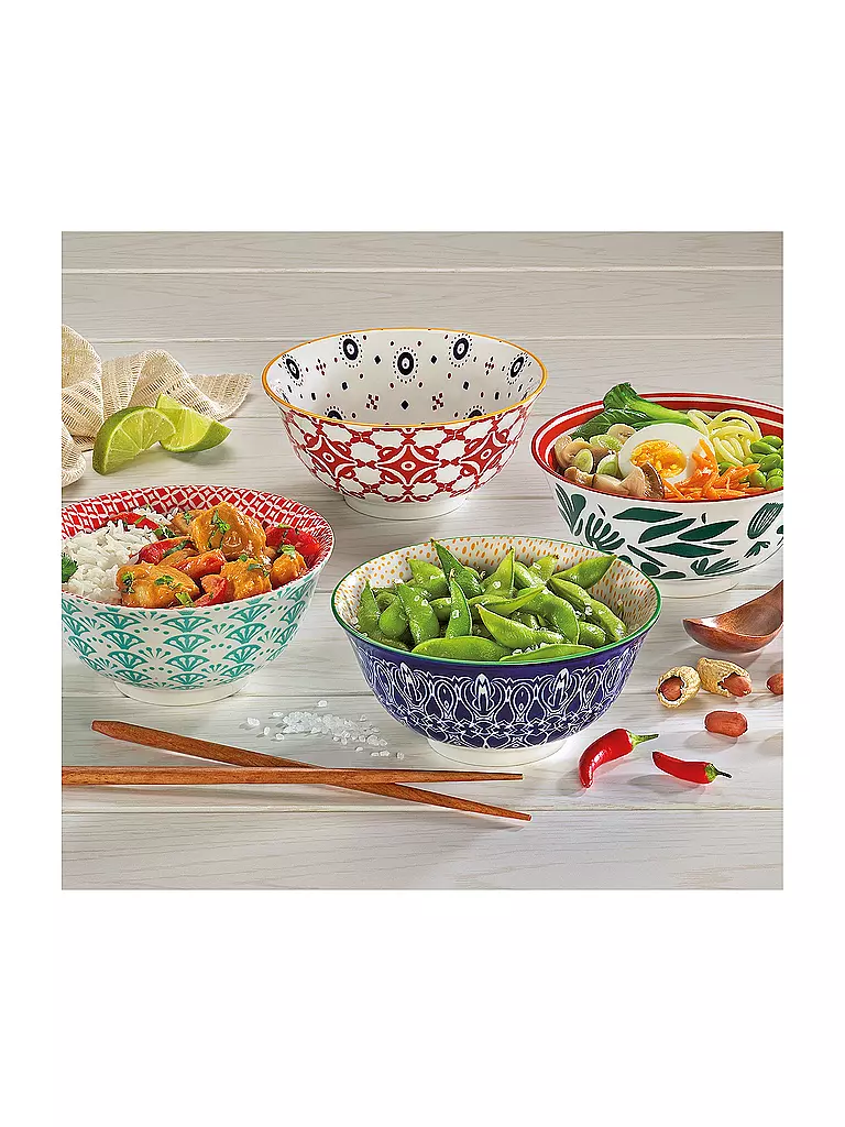 CILIO Dessertschale - Bowl AMICI 15,5cm Kacheln bunt