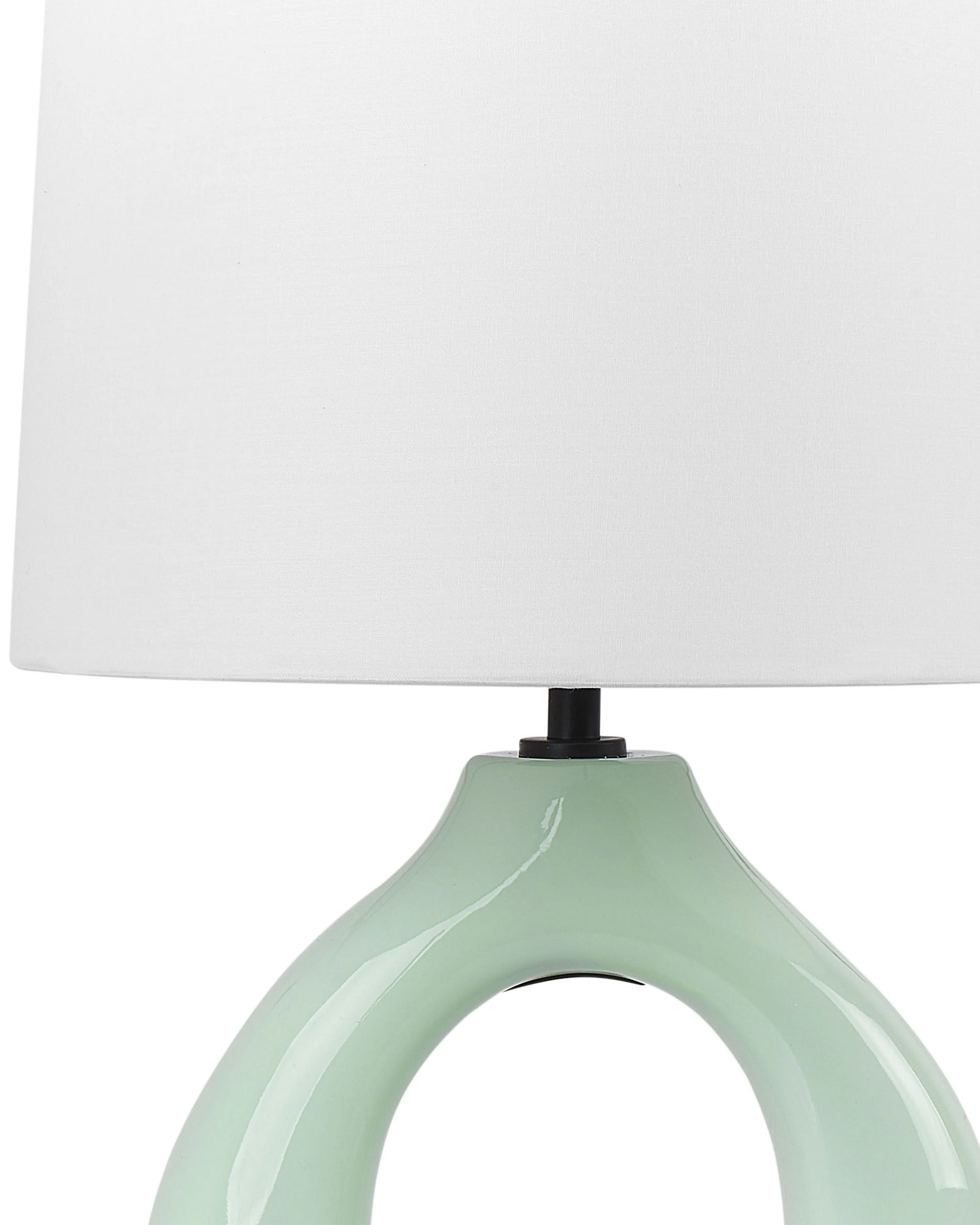Tafellamp ABBIE Keramiek Lichtgroen