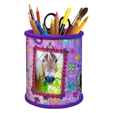 Ravensburger 3D Puzzle Utensilo Pferde, 54 Teile