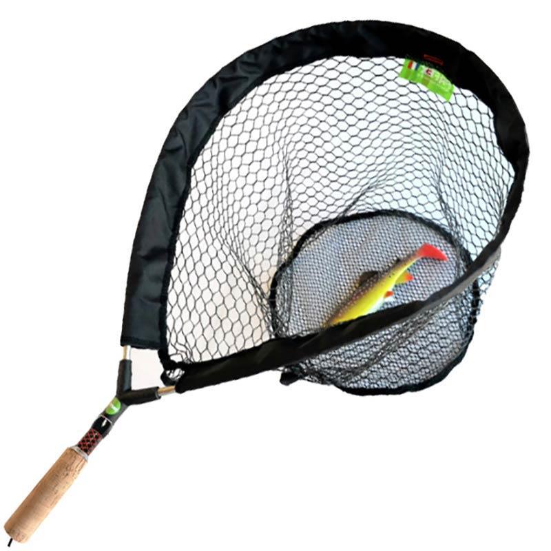 Épuisette Raquette Pafex Flynet Manche Carbone Rouge - Liège - Filet Anti-A