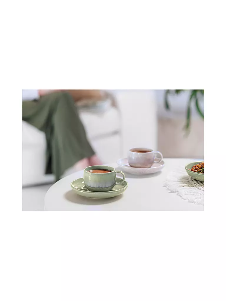 LIKE BY VILLEROY & BOCH Espressotasse 0,10l PERLEMOR Alga  olive