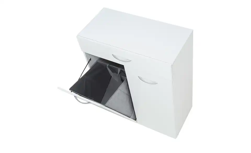 Kommode mit Wäschebox Multischrank-System 80 cm Weiß