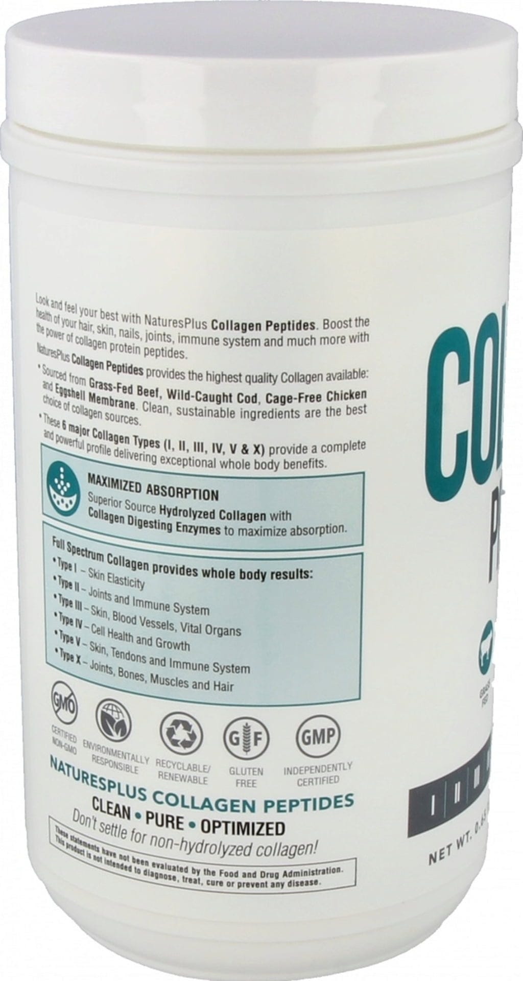 NaturesPlus  Collagen Peptides, 294 g