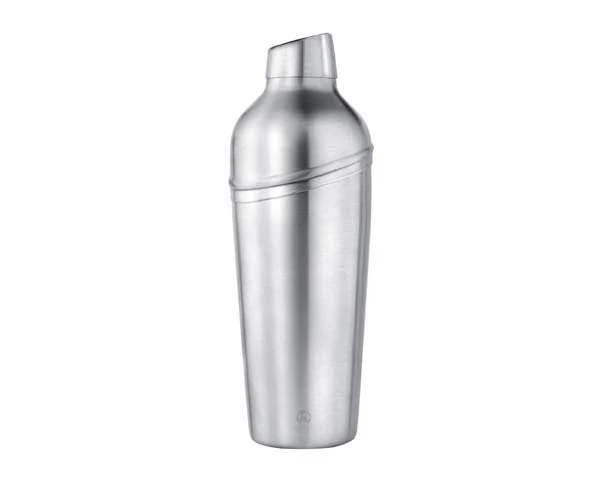 Bastian  Shaker med si og skråt låg, mat stål - 0,7 liter