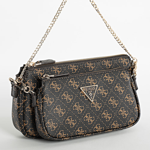 Lot Sac A Main Et Pochette Femme HWQL78 79710 Marron Doré