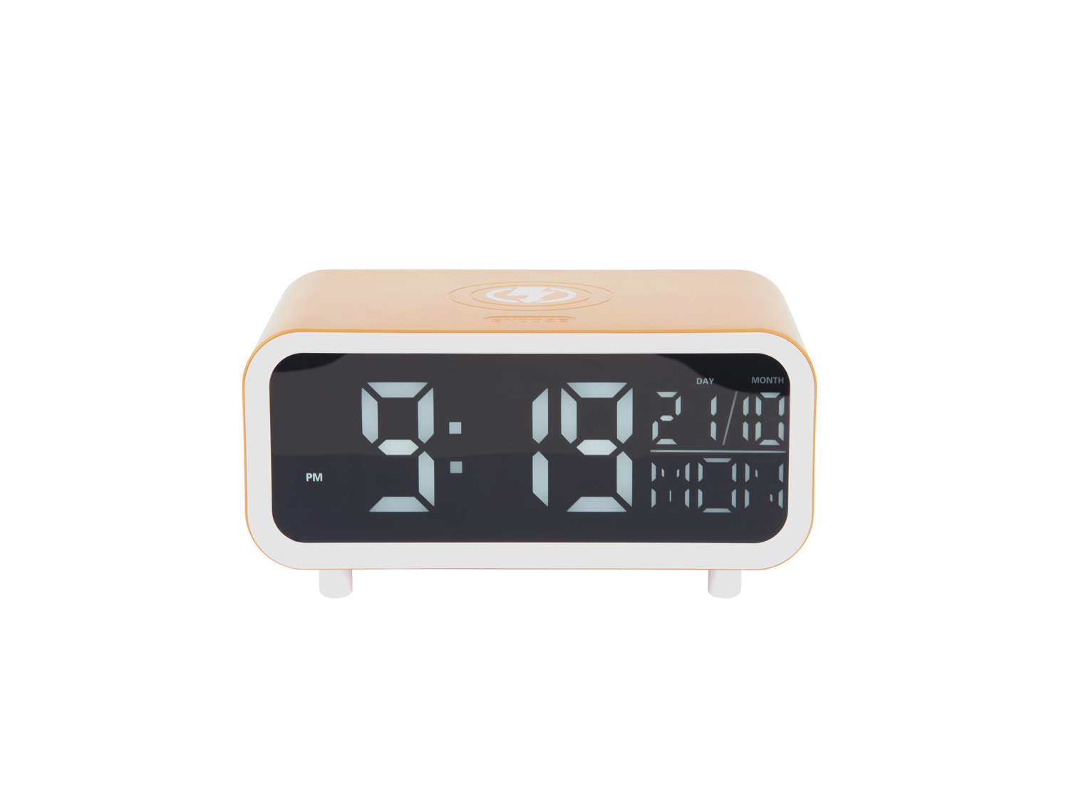 Wekker Chunky LED - Okergeel