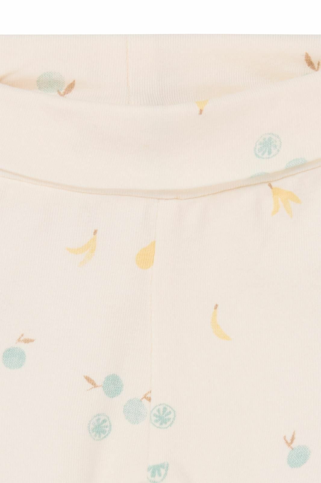 Noppies Newborn Broek Orland - Fruit pattern Off white