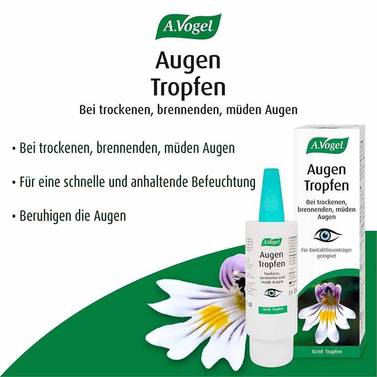 A.VOGEL Augen-Tropfen 6 Mon.n.Öffnen haltbar, 10 ml