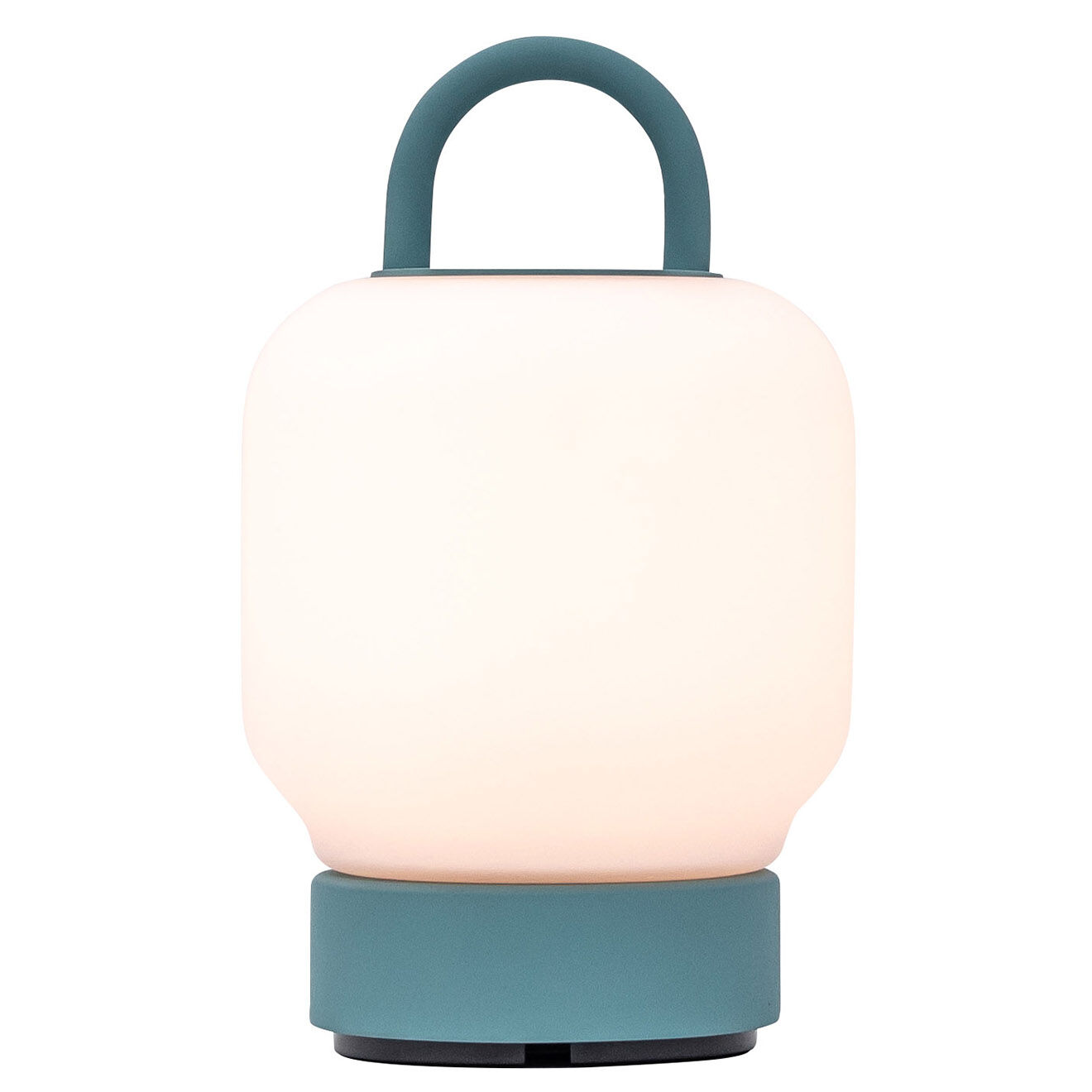 Kooduu Lampe de table Loome bleue - 13x13x21 cm