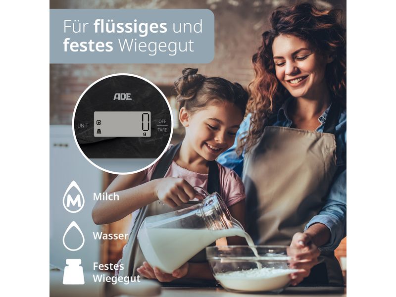 ADE Küchenwaage Julia Schiefer Digitale Küchenwaage