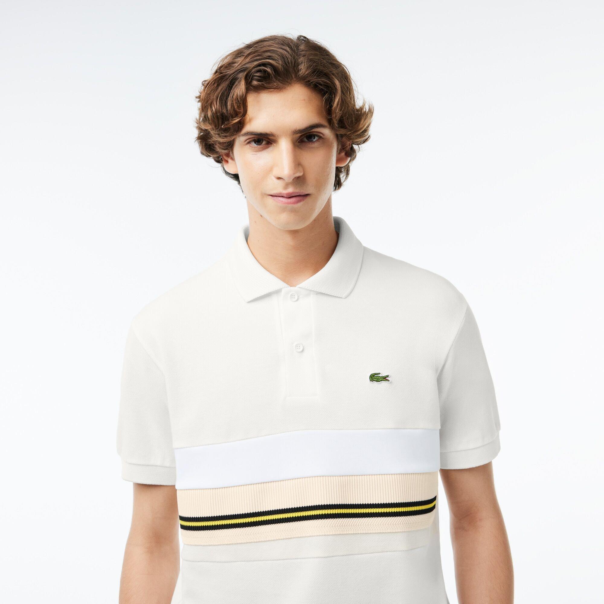 Lacoste Contrast Stripe Polo Shirt