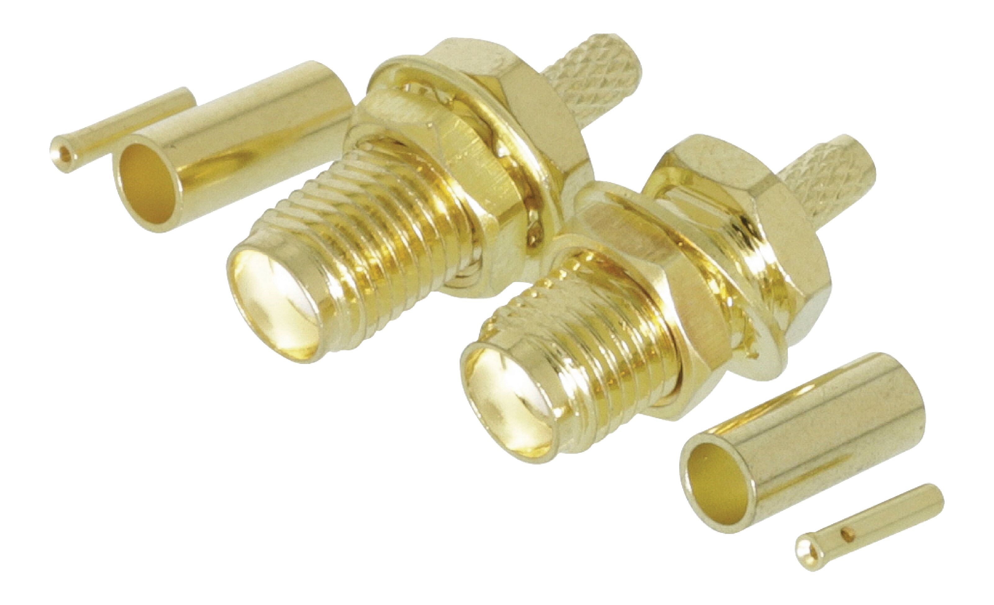 SMA-hunnkontakt for krymping – 2-pk.