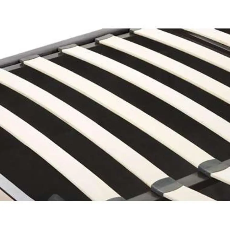 LUBBON - Bed met opbergruimte - Grijs - 160 x 200 cm - Fluweel