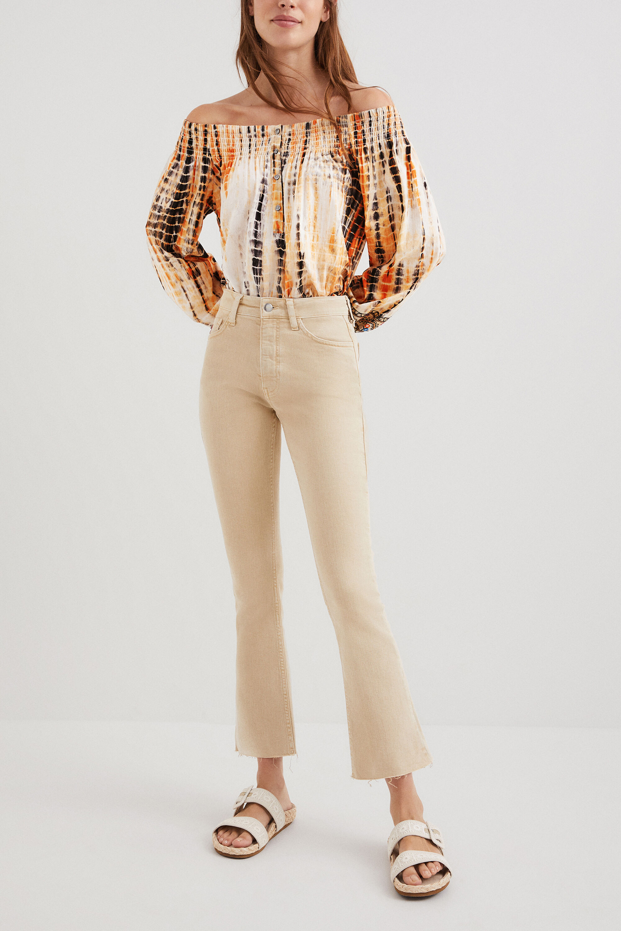 Jean skinny patte d'éph