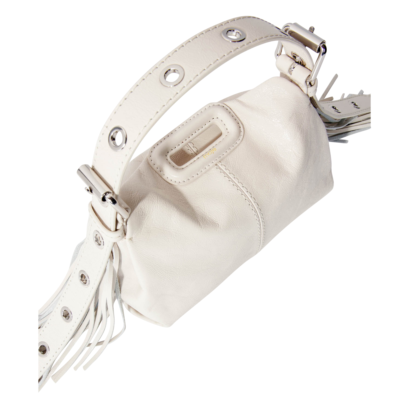 MISS M MINI - Sac épaule en cuir| Blanc