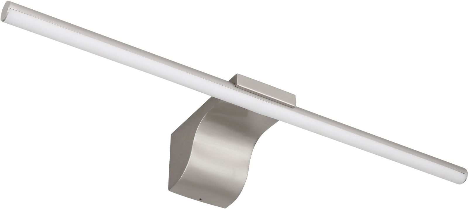 LED Wandleuchte - nickelfarben - Metall - 60,8 cm