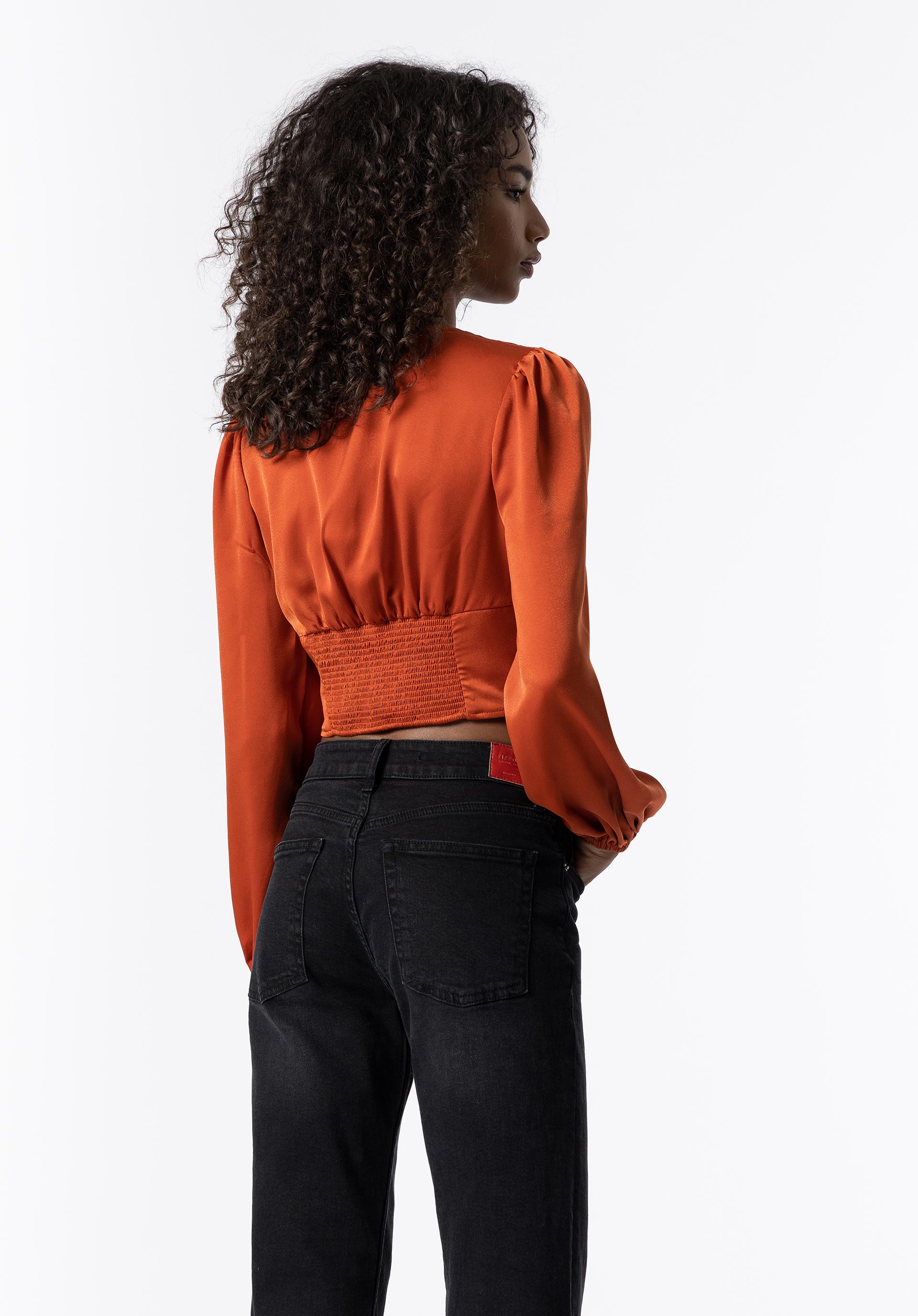 Blusa Acetinada