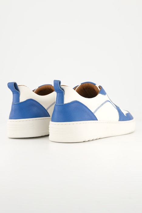 Leder-Sneaker, Farbakzente, Wechselfußbett, Weite H