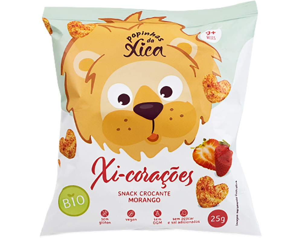 SNACK PAPINHAS DA XICA MORANGO 25G